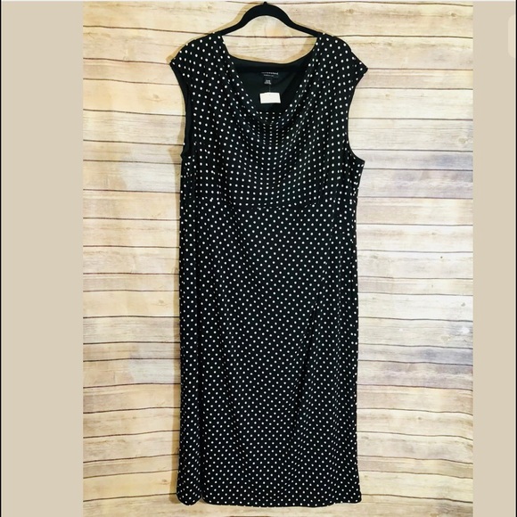 🚫SOLD🚫Black & White Polka Dots Maxi Dress🌺HP🌺 - Picture 2 of 8